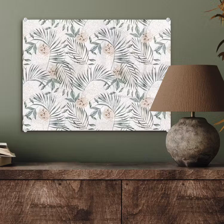 Boho - Jungle - Bloemen - Bladeren plexiglas 5mm klein -sfeer3