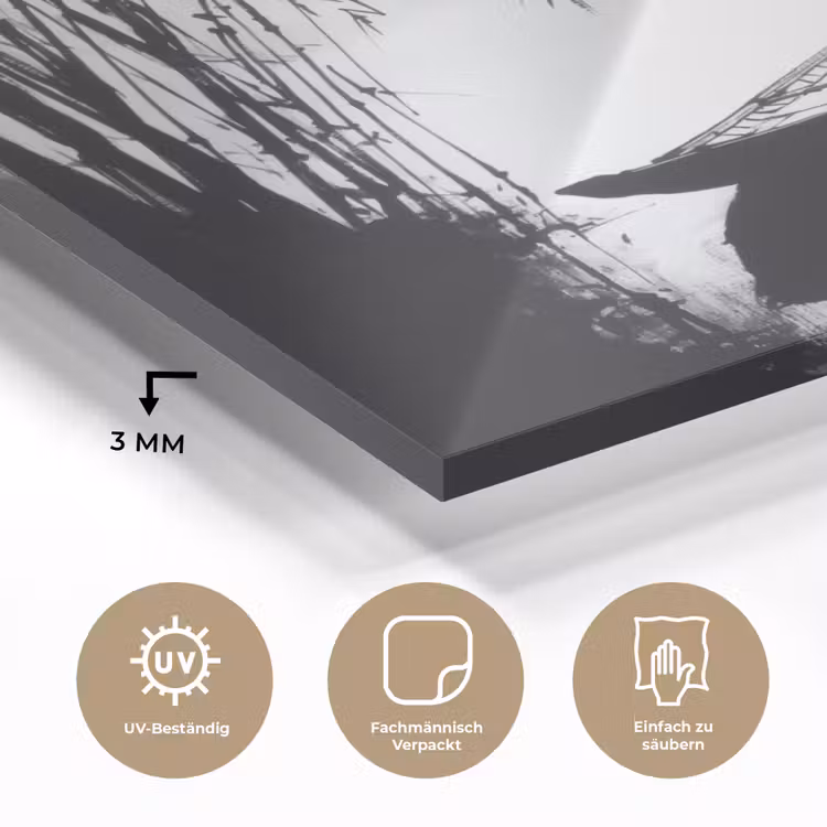 Boot - Rivier - Bamboe - Wit plexiglas 5mm klein -wsfeer2_DE