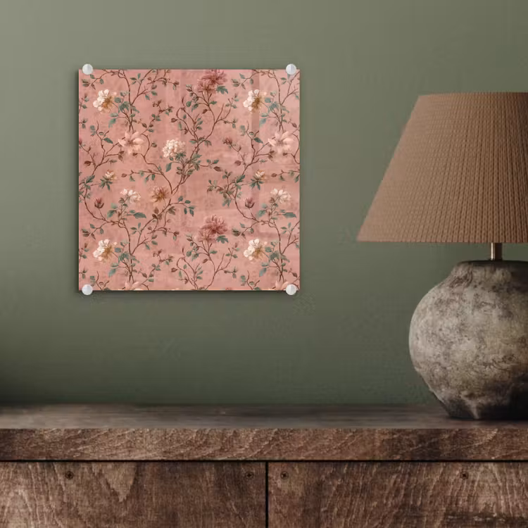 Botanisch - Bloemen - Roze plexiglas 5mm klein 11 -sfeer3