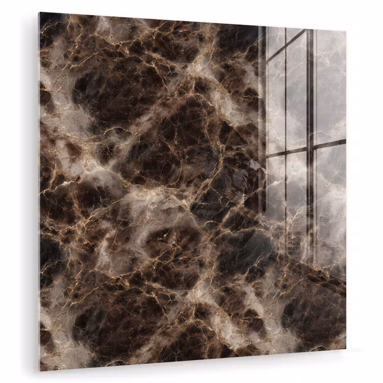 Bruin - Goud - Marmer plexiglas 5mm klein 11 -zzzproduct_nieuw