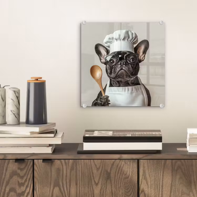Bril - Hond - Kok plexiglas 5mm klein -sfeer1