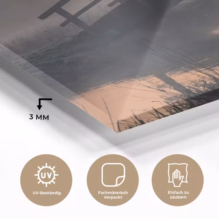 Brug - Mist - Bomen - Water plexiglas 5mm klein -wsfeer2_DE