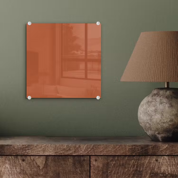 Burnt - Sienna - Oranje plexiglas 5mm klein 11 -sfeer3