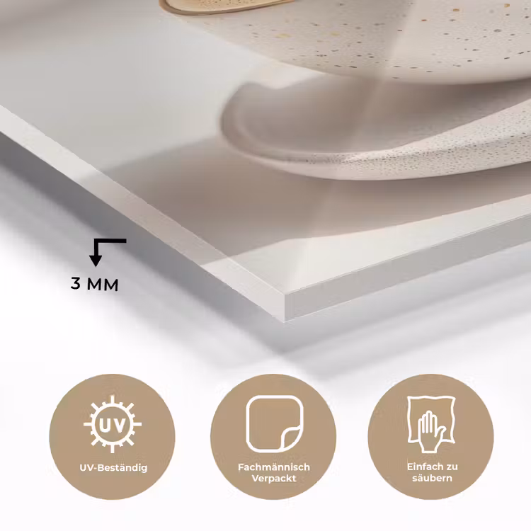 Cappuccino - Schuim - Schotel - Beige plexiglas 5mm klein -wsfeer2_DE
