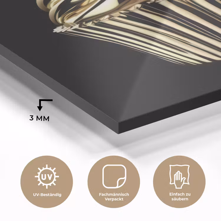 Cupcake - Eten - Goud - Zwart plexiglas 5mm klein -wsfeer2_DE