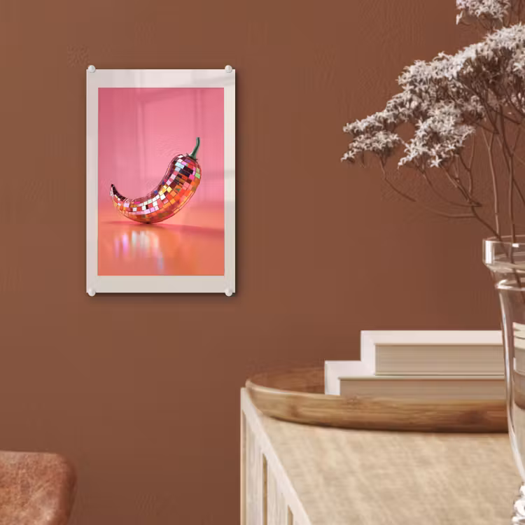 Disco - Peper - Roze plexiglas 5mm klein -sfeer5