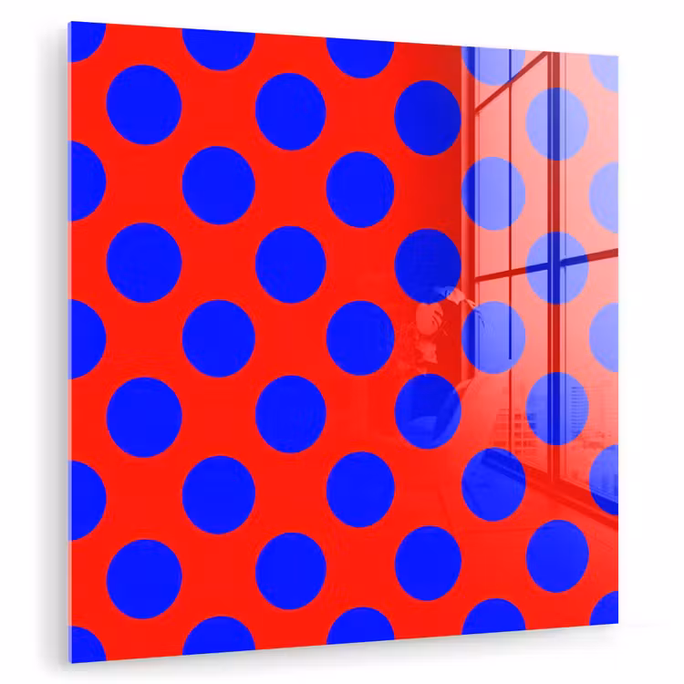 Dots - Klassiek - Rood plexiglas 5mm klein 11 -zzzproduct_nieuw