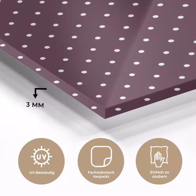 Stippen - Modern - Paars plexiglas 5mm klein 11 -wsfeer2_DE