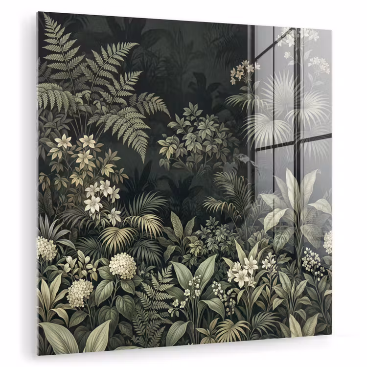 Jungle - Bladeren - Botanisch - Groen plexiglas 5mm klein -zzzproduct_nieuw