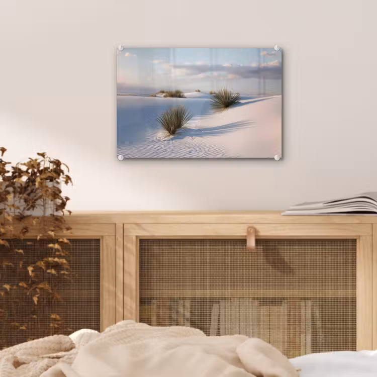 Duinen - Gras - Wolken - Beige plexiglas 5mm klein -sfeer4