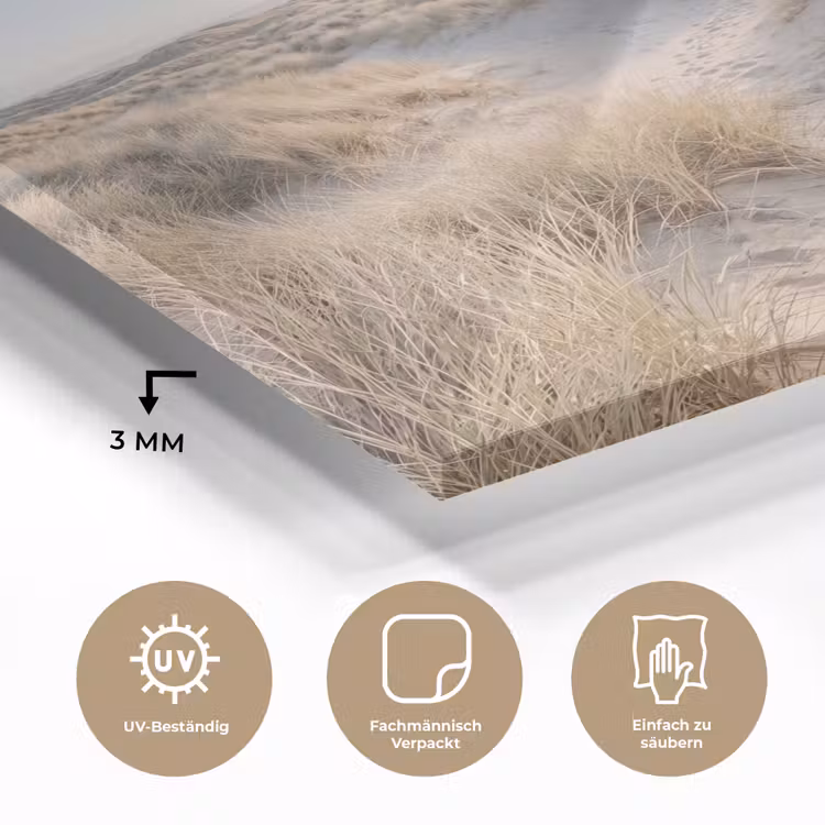 Duinen - Strand - Beige plexiglas 5mm klein -wsfeer2_DE
