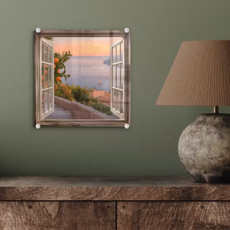Doorkijk - Uitzicht - Meer - Landschap plexiglas 5mm klein -sfeer3