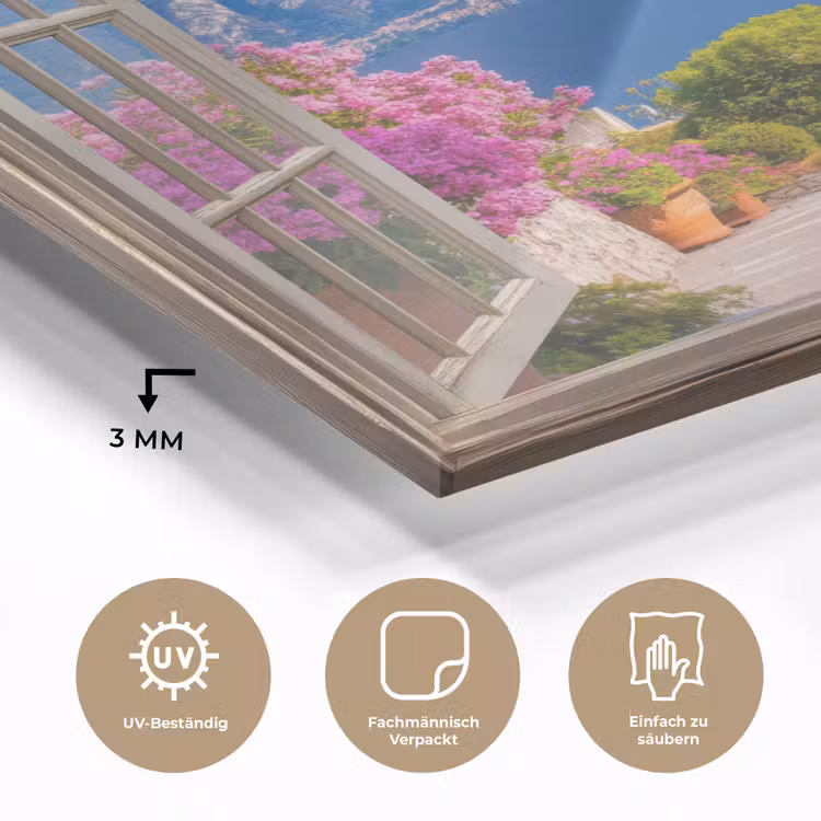 Doorkijk - Berg - Landschap - Uitzicht - Meer plexiglas 5mm klein -wsfeer2_DE