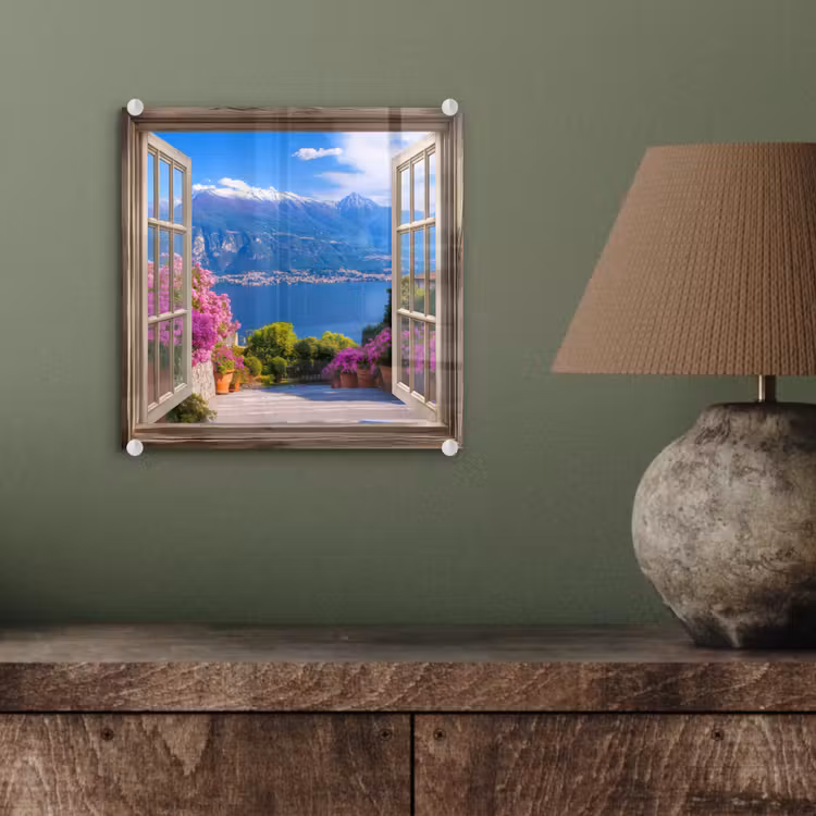 Doorkijk - Berg - Landschap - Uitzicht - Meer plexiglas 5mm klein -sfeer3