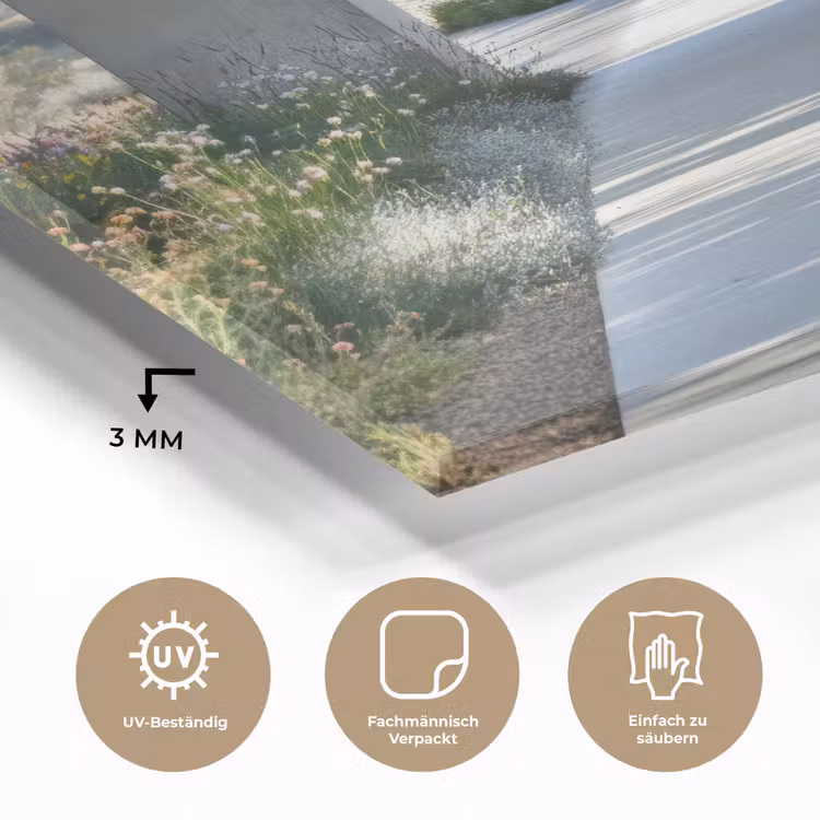 Doorkijk - Pad - Beton - Landschap plexiglas 5mm klein -wsfeer2_DE