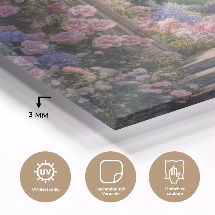 Doorkijk - Rozen - Vintage - Bloemen plexiglas 5mm klein -wsfeer2_DE