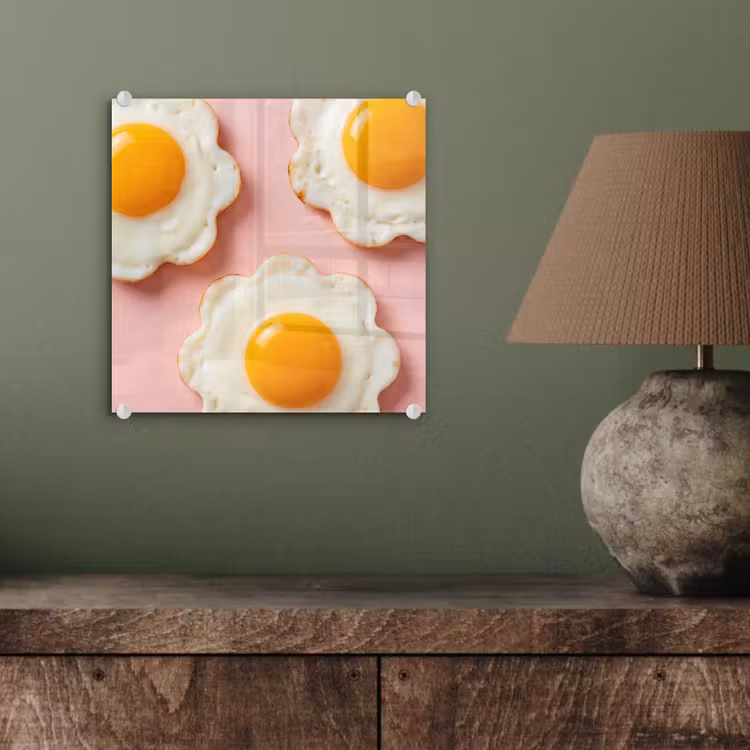 Eieren - Bloem - Roze plexiglas 5mm klein -sfeer3