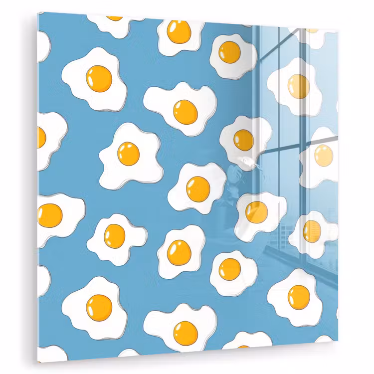 Eieren - Dooiers - Blauw plexiglas 5mm klein 11 -zzzproduct_nieuw