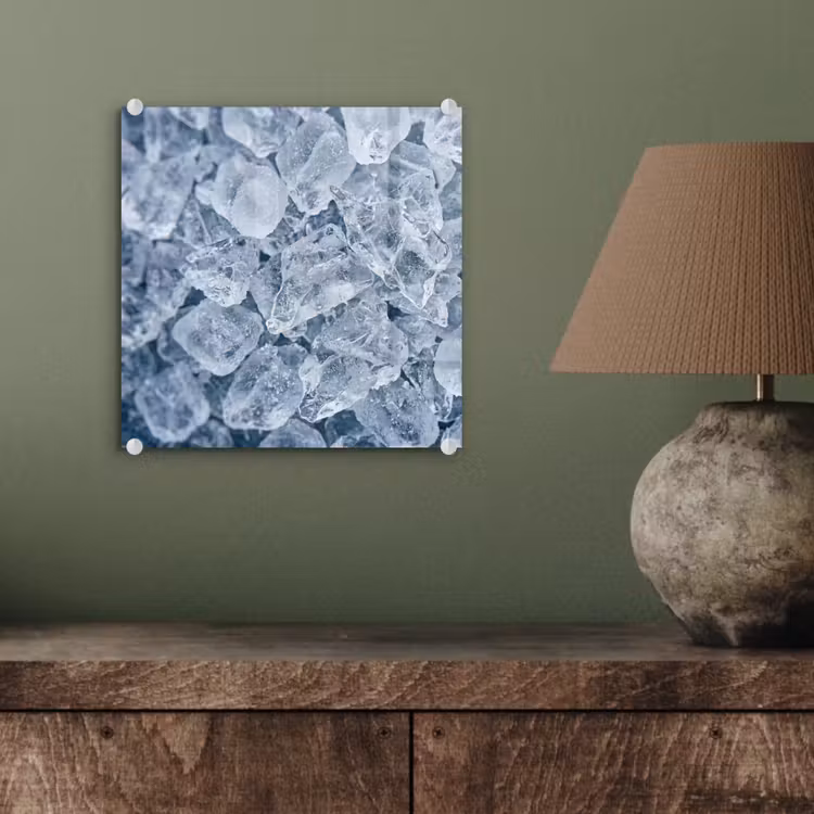 Ijsblokjes - Water - Blauw plexiglas 5mm klein -sfeer3