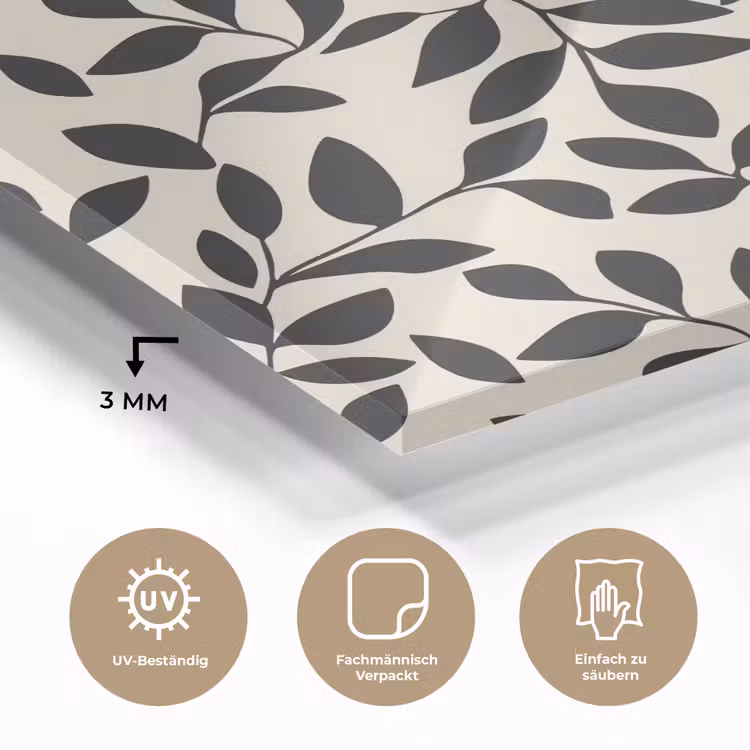Elegant - Patroon - Zwart - Beige plexiglas 5mm klein 11 -wsfeer2_DE