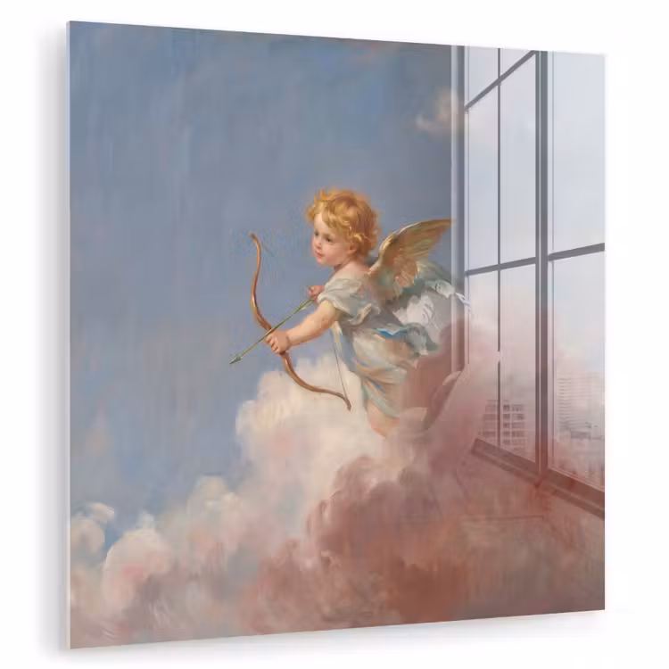 Engel - Pijl en boog - Mythologie - Klassiek plexiglas 5mm klein -zzzproduct_nieuw