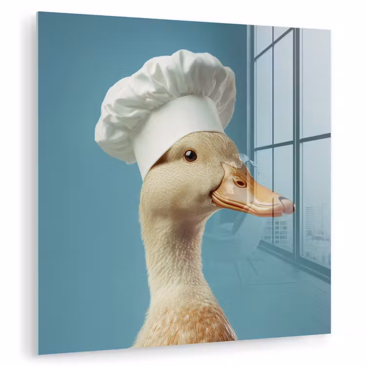 Eend - Koksmuts - Cute - Vogel plexiglas 5mm klein -zzzproduct_nieuw