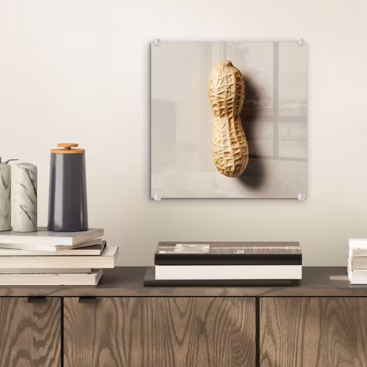 Pinda - Ruw - Beige plexiglas 5mm klein -sfeer1
