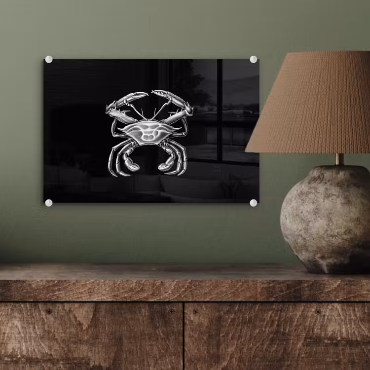 Ernst Haeckel - Krab - Oude meesters - Vintage - Dieren - Kunst plexiglas 5mm klein -sfeer3
