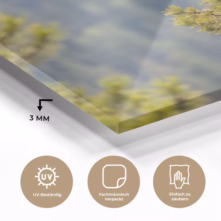 Uil - Oehoe - Bomen - Natuur plexiglas 5mm klein -wsfeer2_DE