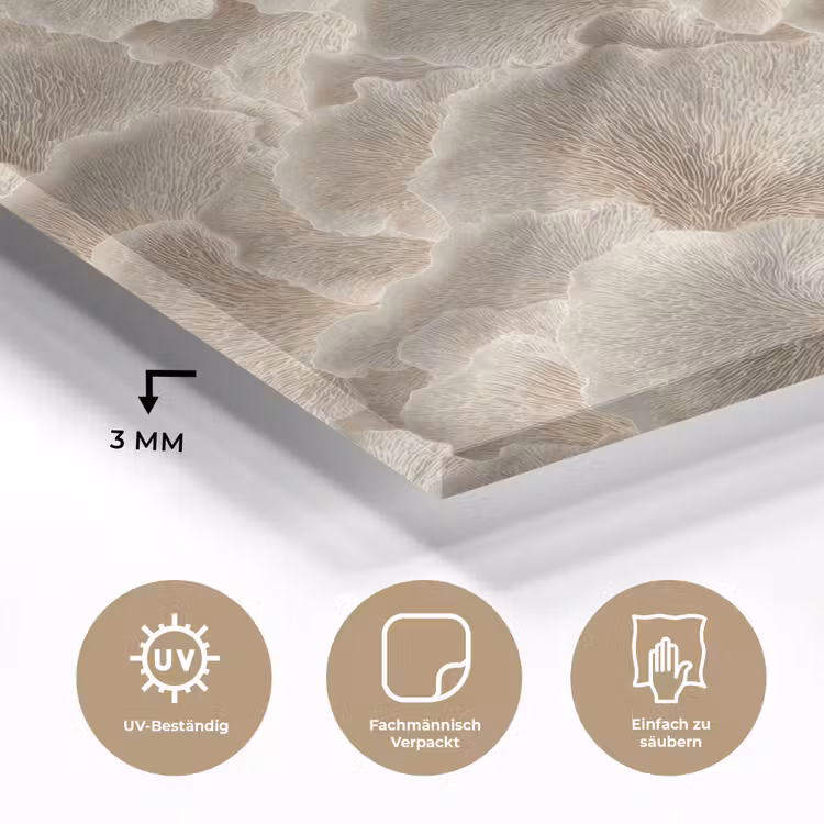 Waaierstructuren - Beige - Vezeltextuur plexiglas 5mm klein 11 -wsfeer2_DE