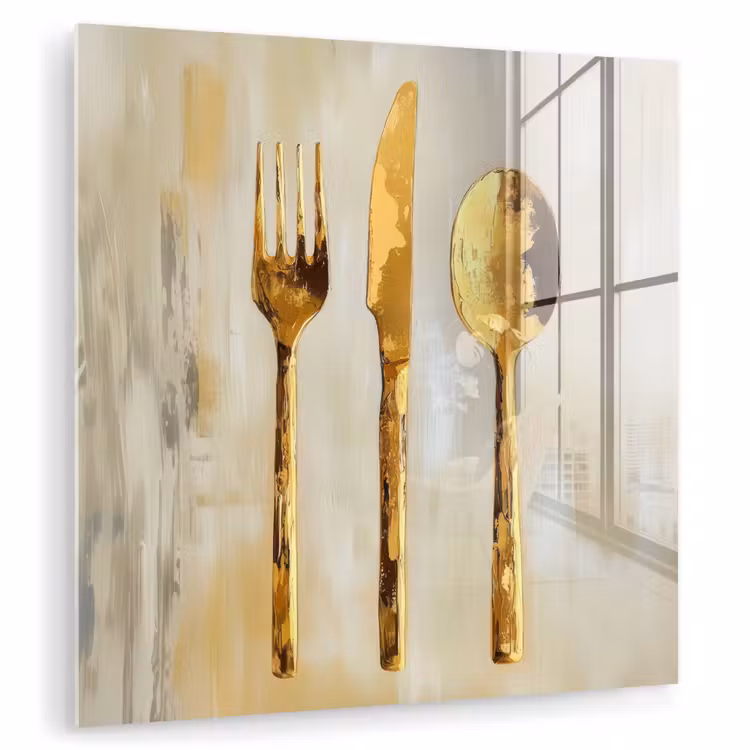 Verf - Goud - Bestek plexiglas 5mm klein -zzzproduct_nieuw
