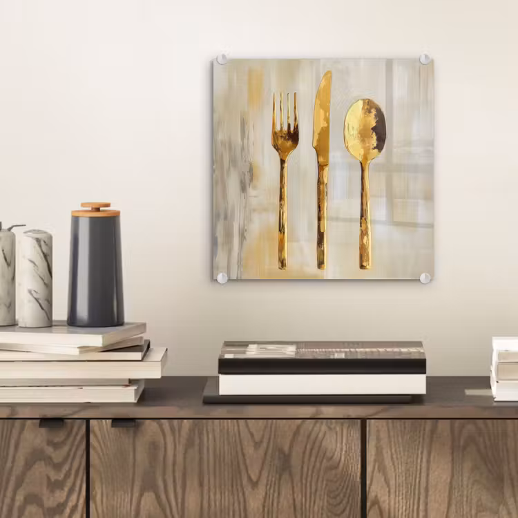 Verf - Goud - Bestek plexiglas 5mm klein -sfeer1