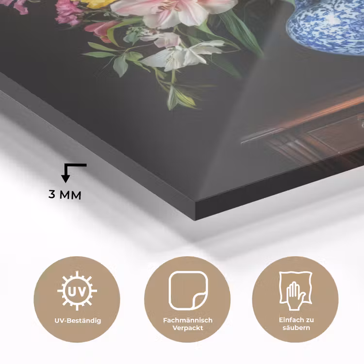 Kleur - Vaas - Bloemen - Boeket plexiglas 5mm klein -wsfeer2_DE