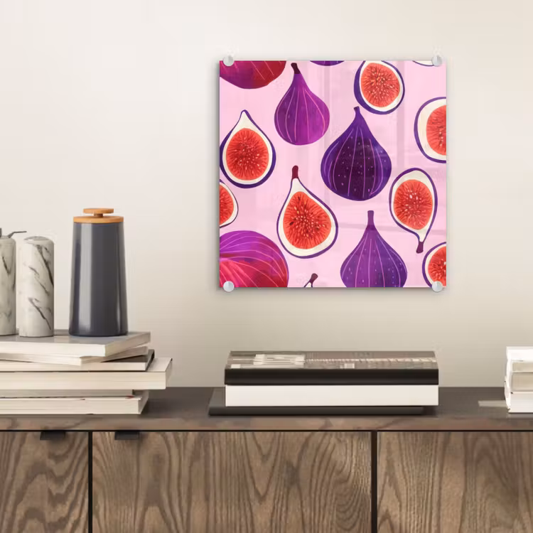 Vijgen - Roze - Paars plexiglas 5mm klein -sfeer1