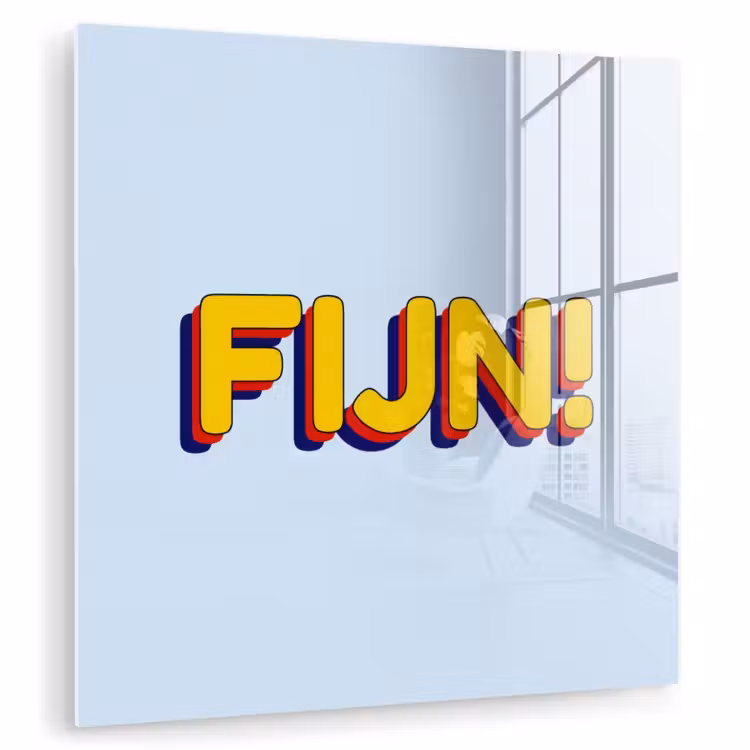 Fijn - Geel - Oranje plexiglas 5mm klein -zzzproduct_nieuw