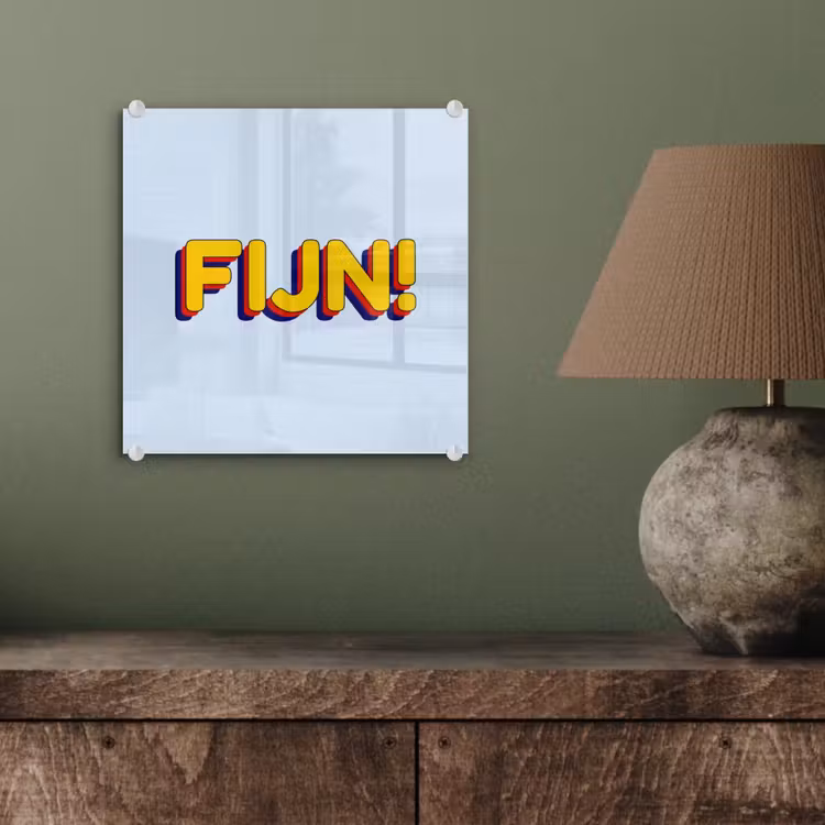 Fijn - Geel - Oranje plexiglas 5mm klein -sfeer3