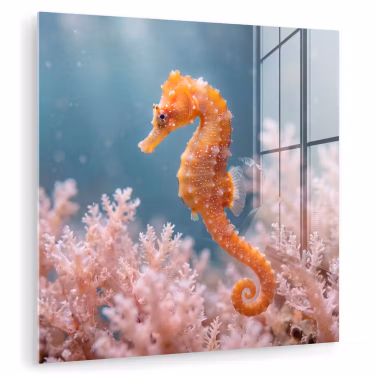 Vis - Koraal - Oceaan - Macro - Oranje plexiglas 5mm klein -zzzproduct_nieuw