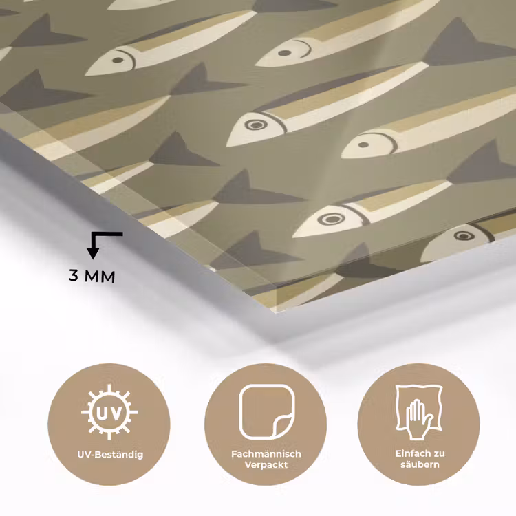 Vis - Patroon - Groen plexiglas 5mm klein 11 -wsfeer2_DE