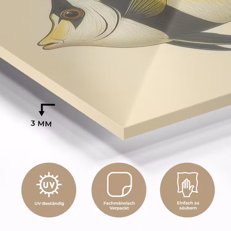 Vis - Sierlijk - Rugvin - Geel plexiglas 5mm klein -wsfeer2_DE
