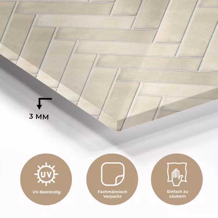 Visgraat - Wandtegel - Licht Beige plexiglas 5mm klein 11 -wsfeer2_DE