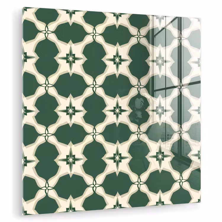 Tegel - Klassiek - Groen plexiglas 5mm klein 11 -zzzproduct_nieuw