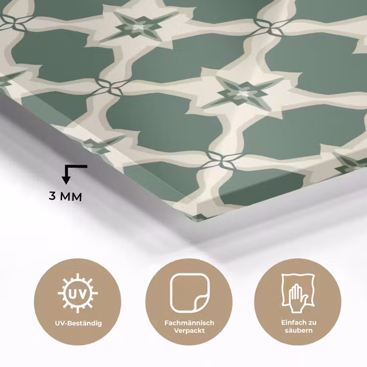 Tegel - Klassiek - Groen plexiglas 5mm klein 11 -wsfeer2_DE