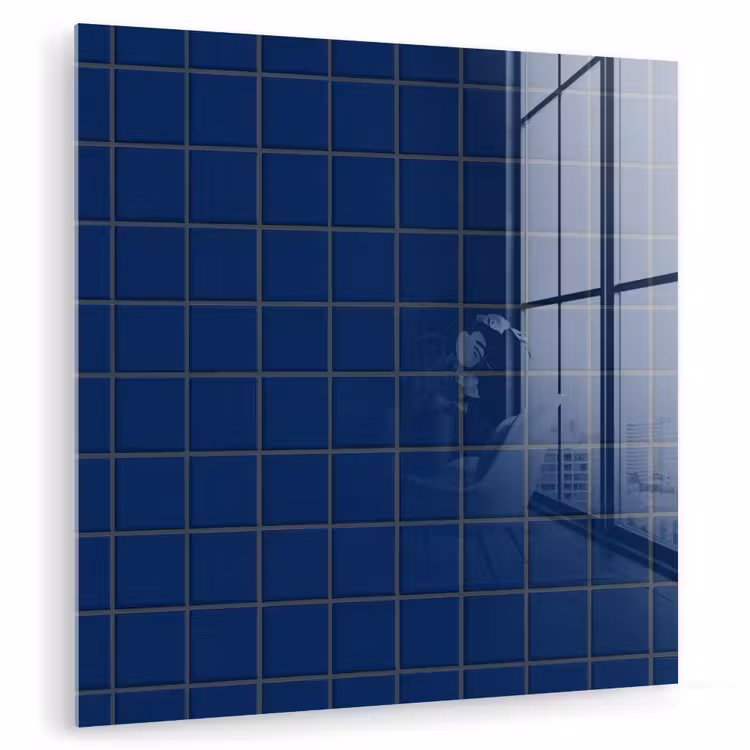 Tegel - Patroon - Blauw plexiglas 5mm klein 11 -zzzproduct_nieuw