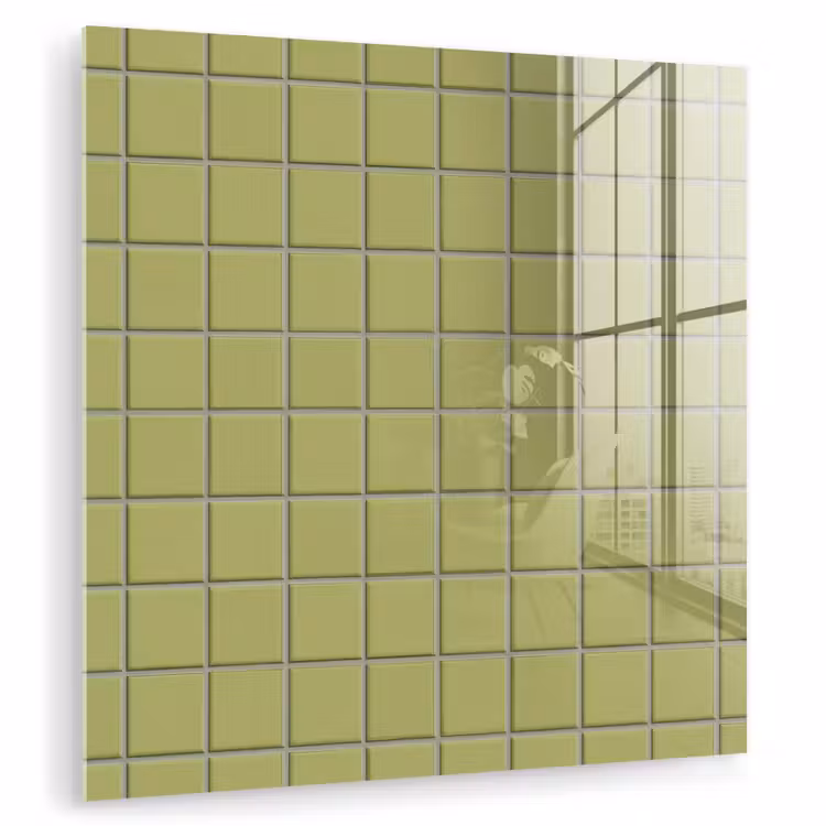 Tegel - Patroon - Olijfgroen plexiglas 5mm klein 11 -zzzproduct_nieuw