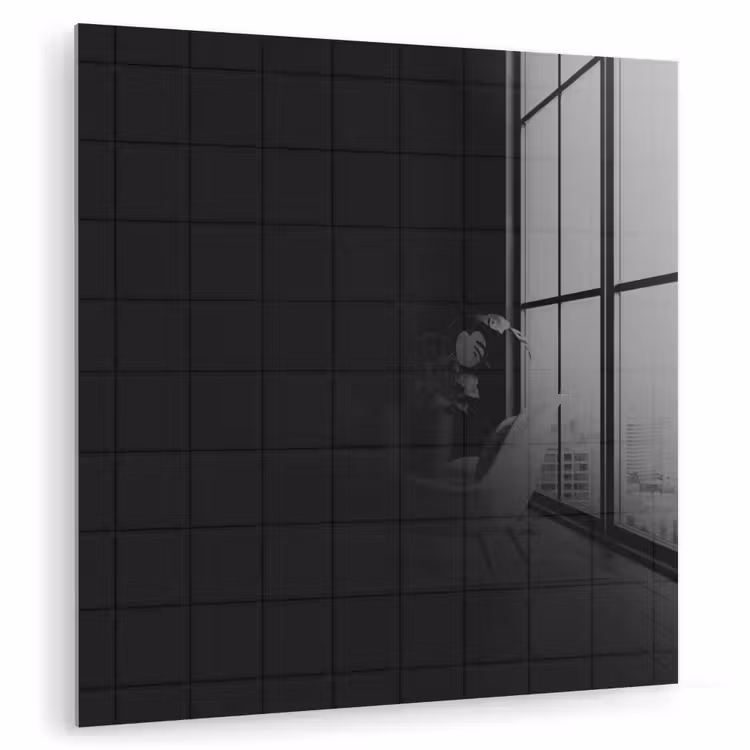 Tegels - Patroon - Mat - Zwart plexiglas 5mm klein 11 -zzzproduct_nieuw
