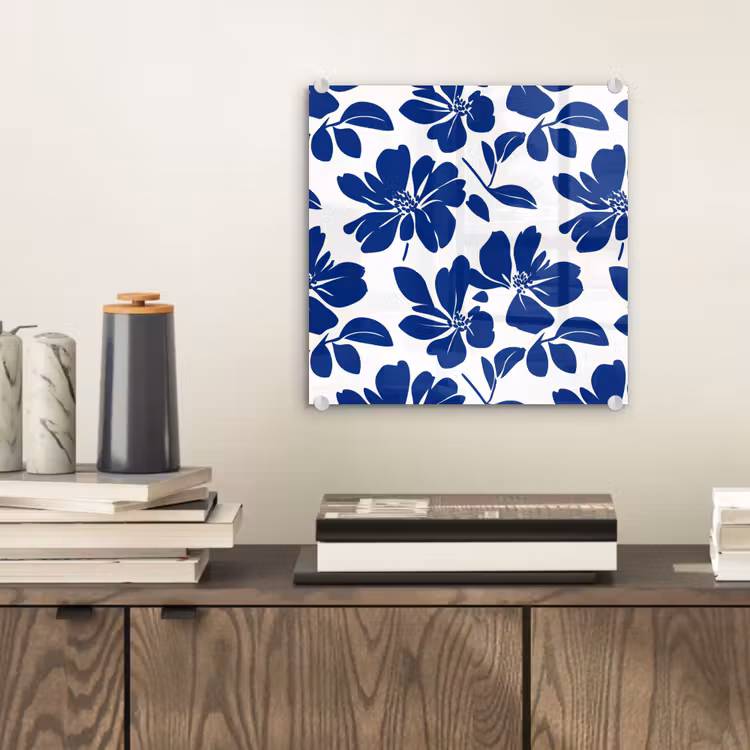 Floraal - Modern - Blauw plexiglas 5mm klein 11 -sfeer1
