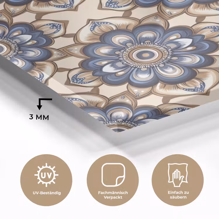 Floraal - Ornament - Blauw plexiglas 5mm klein 11 -wsfeer2_DE