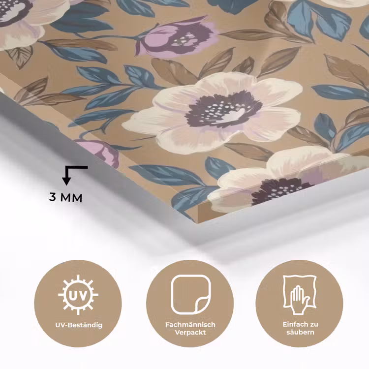 Floraal - Stilleven - Kleurrijk plexiglas 5mm klein 11 -wsfeer2_DE