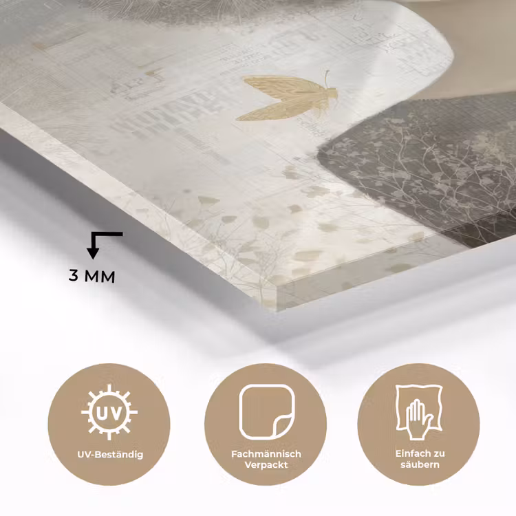 Pluis - Vrouw - Beige plexiglas 5mm klein -wsfeer2_DE