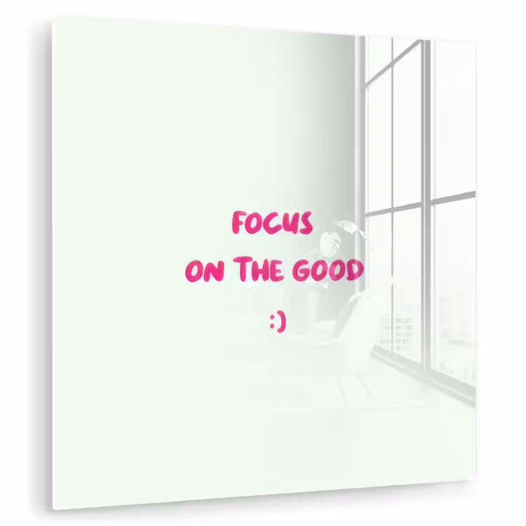 Focus - Beige - Roze - Smiley plexiglas 5mm klein -zzzproduct_nieuw